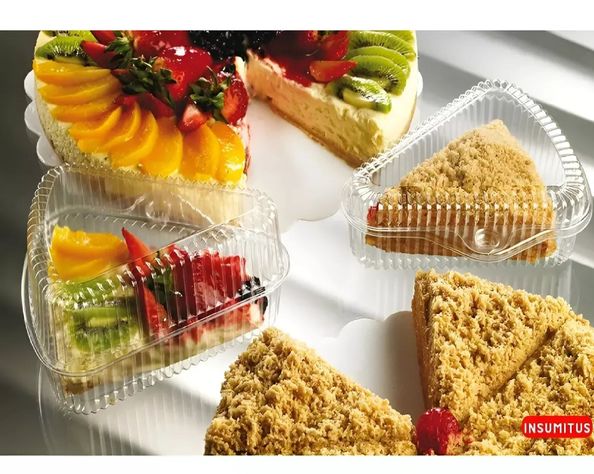 Pack X50 Contenedor De Alimentos Contenedor Triangular 10cm-5