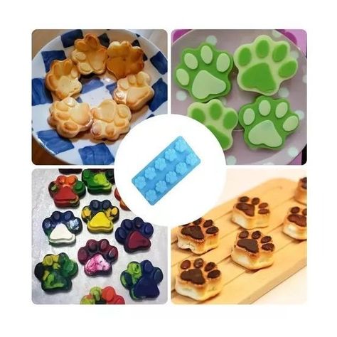 Set 20 Moldes De Chocolate Molde Silicona Patitas Pata Perro-7