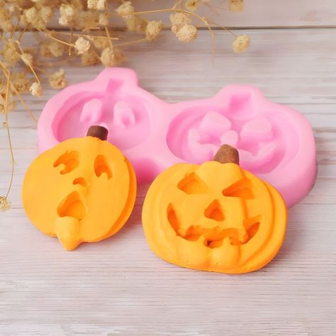 Molde De Silicona Molde Calabaza Molde Fondant Calabaza 2301-3