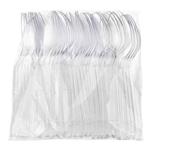 100 Cucharas Plasticas Cuchara Postre Cuchara Mini Cucharas-7