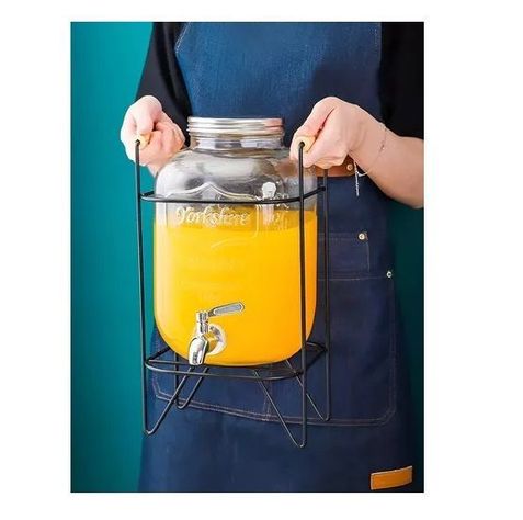 Dispensador De Jugos Con Atril Dispensadores De Bebidas 4l-5