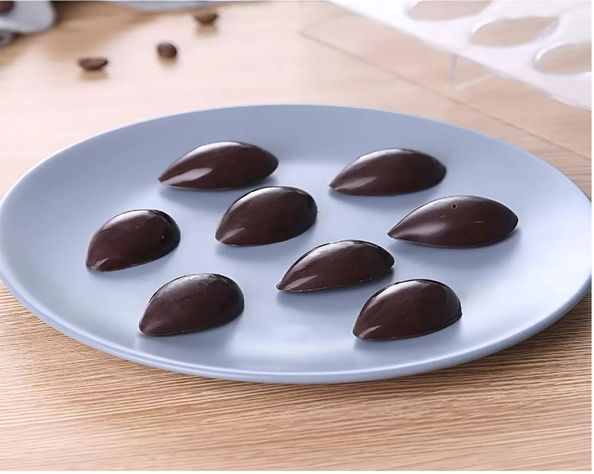 X2 Moldes Chocolate Ovalado + Moldes Policarbonato Diamante-5