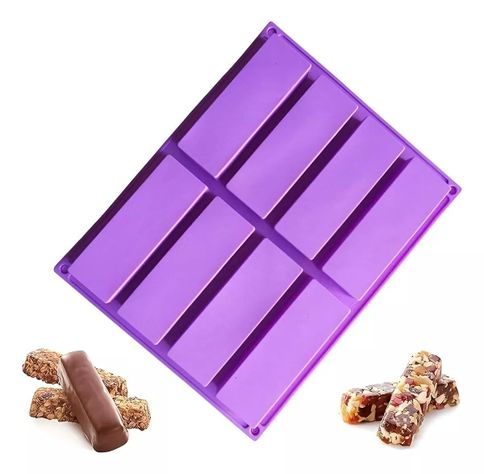 Moldes Para Chocolate Molde Silicona Reposteria Barras 8cav-0