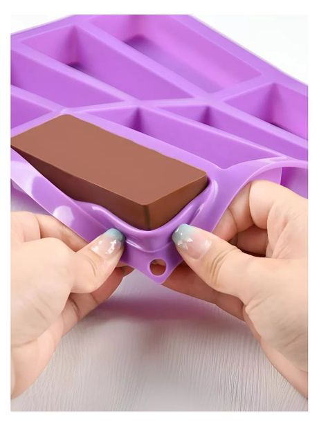 Moldes Para Chocolate Molde Silicona Reposteria Barras 8cav-3