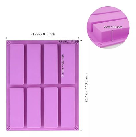 Moldes Para Chocolate Molde Silicona Reposteria Barras 8cav-4