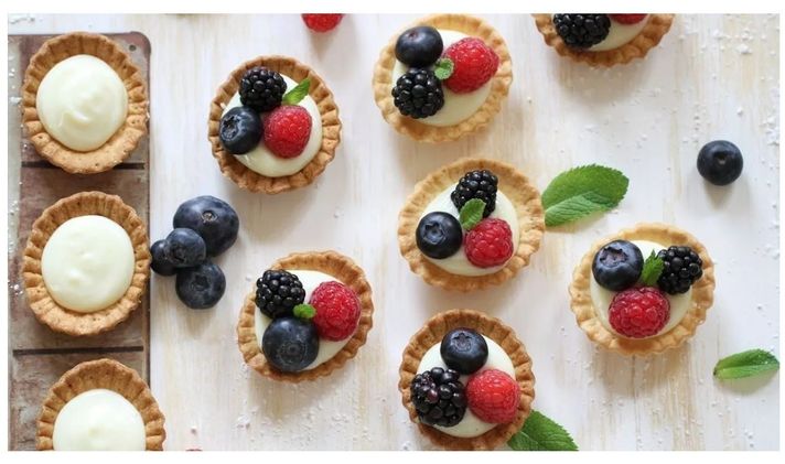 Pack X24 Molde Mini Tartaleta Tarta Moldes Reposteria 4,5cm-1