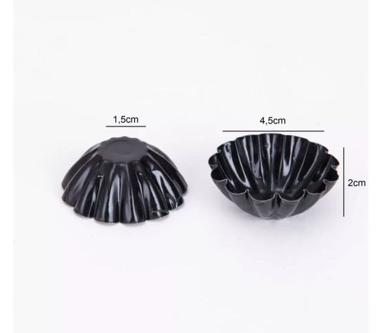 Pack X24 Molde Mini Tartaleta Tarta Moldes Reposteria 4,5cm-2