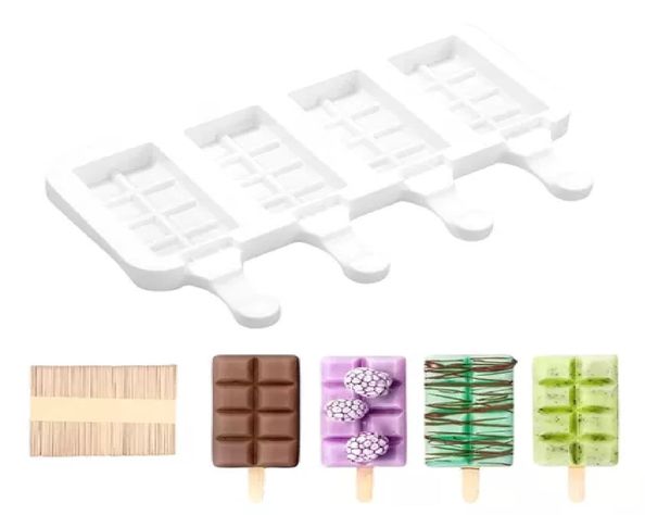 Moldes De Silicona Reposteria Moldes Para Helados Paleta 051-1