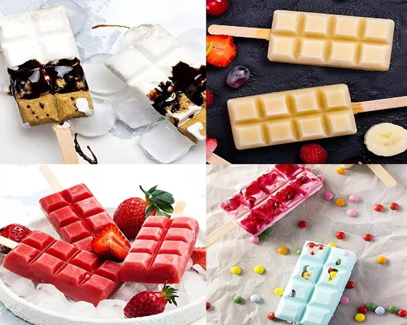 Moldes De Silicona Reposteria Moldes Para Helados Paleta 051-5