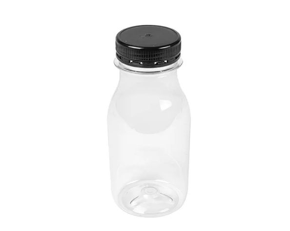 X24 Botellas Plasticas Transparentes Botella Con Tapa 300ml-7
