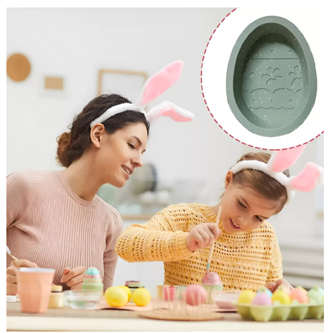 Pack X2 Molde Huevo De Pascua Moldes De Chocolate Silicona -2