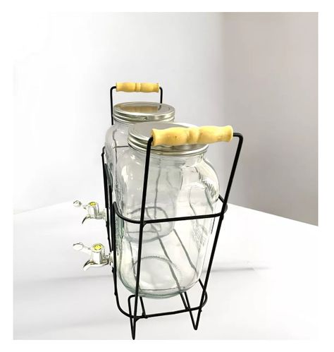 Dispensador De Bebidas Con Atril Dispensadores Dobles 3.8l-4