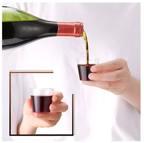 Set 50 Vasos Shot Pocillos Para Postres Vasos Plasticos 40ml-1