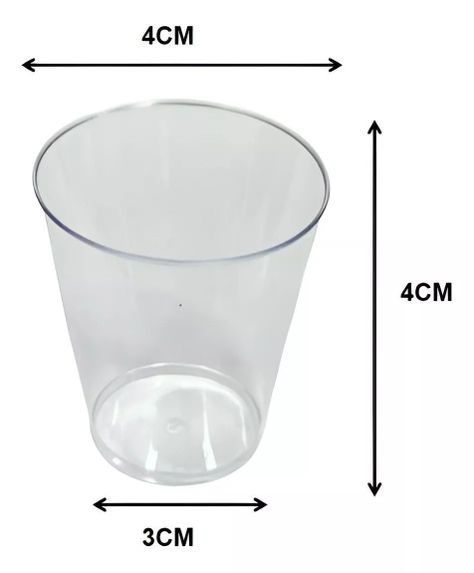 Set 50 Vasos Shot Pocillos Para Postres Vasos Plasticos 40ml-3