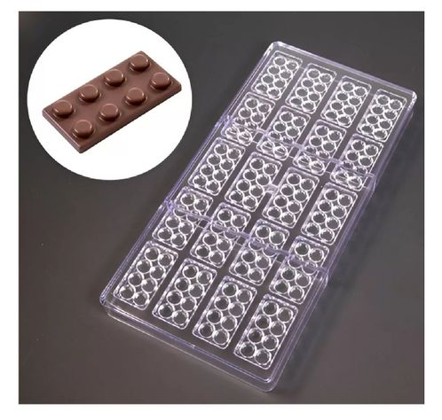 Moldes Chocolate Moldes De Chocolate Policarbonato Lego -4