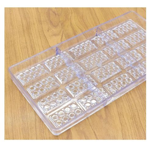 Moldes Chocolate Moldes De Chocolate Policarbonato Lego -5