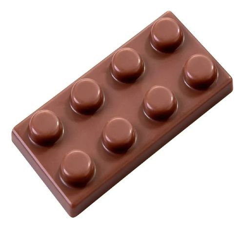Moldes Chocolate Moldes De Chocolate Policarbonato Lego -6