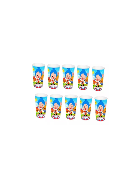 X10 Vasos Desechables Decoración Vaso Plimplim-1