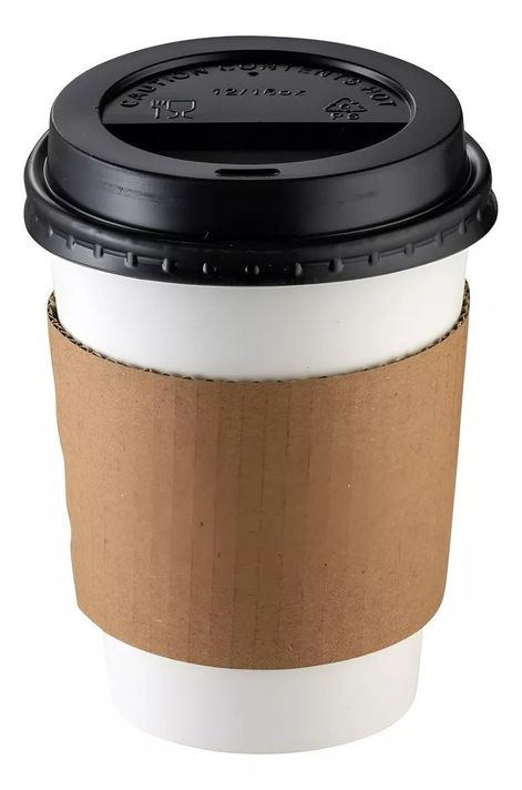 Vaso Cafe Polipapel Vasos Kraft Vaso C/tapa+manga 8oz 50und-2