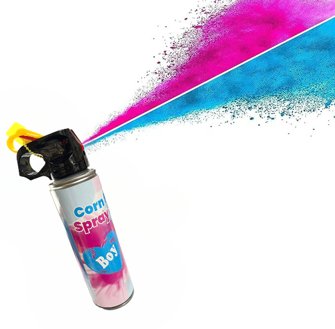 Extintor Humo Revelacion De Genero Cañon Polvo Spray Color-3