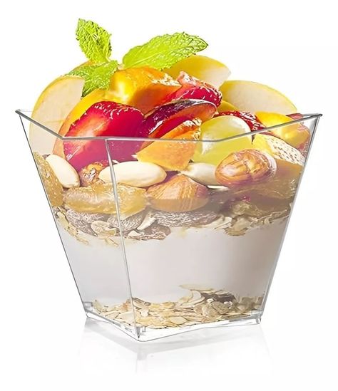 20 Pocillos Para Postres Vasos Plasticos Vasos Shot 80ml-2