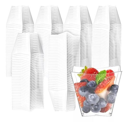 20 Pocillos Para Postres Vasos Plasticos Vasos Shot 80ml-5