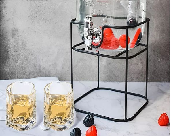 Dispensador De Jugos Dispensador Bebidas Con Atril Jarra 8l-2