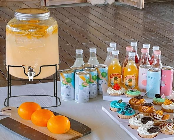 Dispensador De Jugos Dispensador Bebidas Con Atril Jarra 8l-3