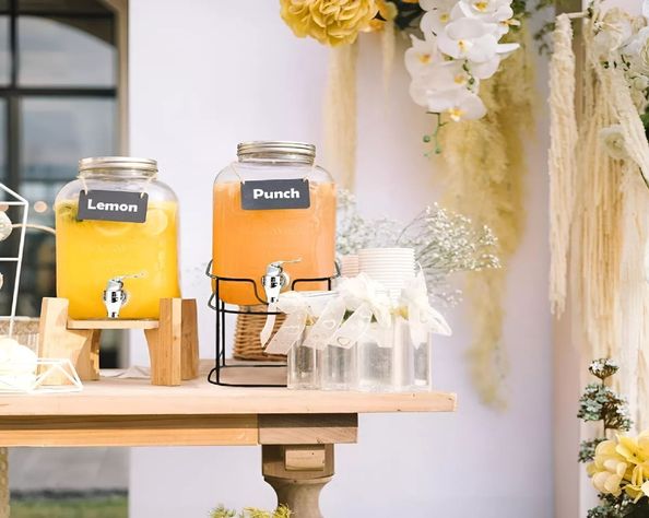 Dispensador De Jugos Dispensador Bebidas Con Atril Jarra 8l-6