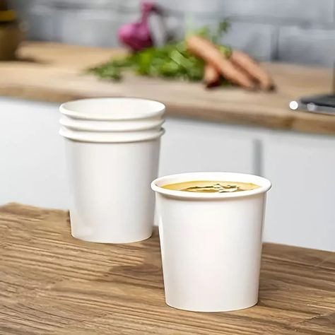50 Vasos Polipapel Pote Helado Vasos Helado Desechables 16oz-2
