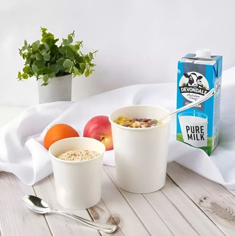 50 Vasos Polipapel Pote Helado Vasos Helado Desechables 16oz-5