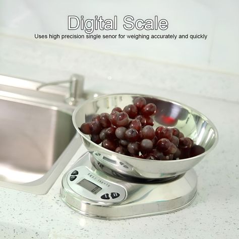Pesa Gramera Pesa Digital Cocina Balanza Cocina 5kg/0.1g-6