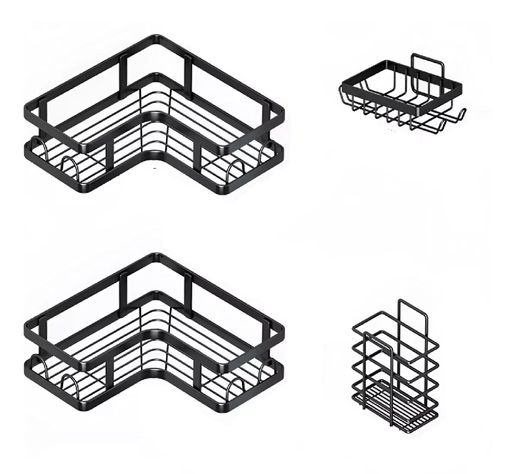 Repisa Para Ducha Estante Ducha Organizador Para Ducha 5pcs-0