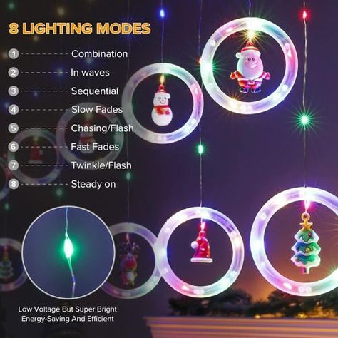 Cascada Guirnaldas Navidad Luces Guirnalda Navideñas 3011-4