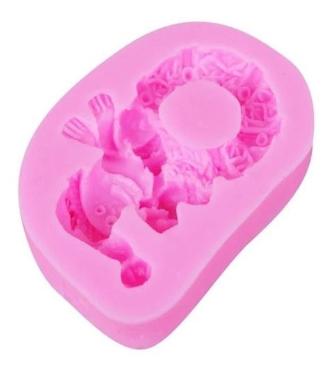 Molde Fondant Navidad Molde De Silicona Molde Muñeco Nieve 2308-3