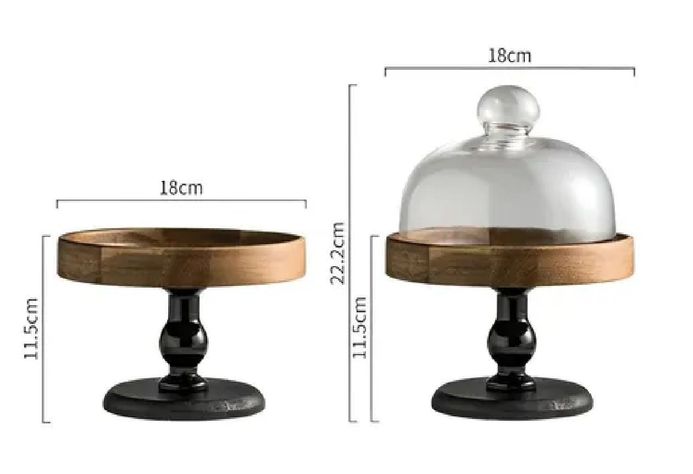 Pedestales Para Tortas Alzadores Candy Bar Porta Tortas 23cm-1