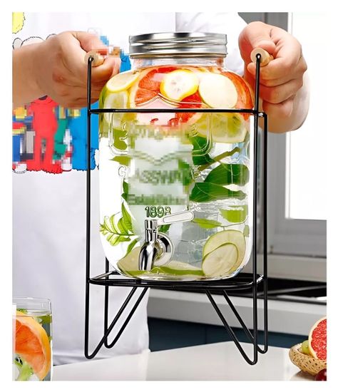 Dispensador De Bebidas Con Atril Dispensadores De Jugos 8l-2