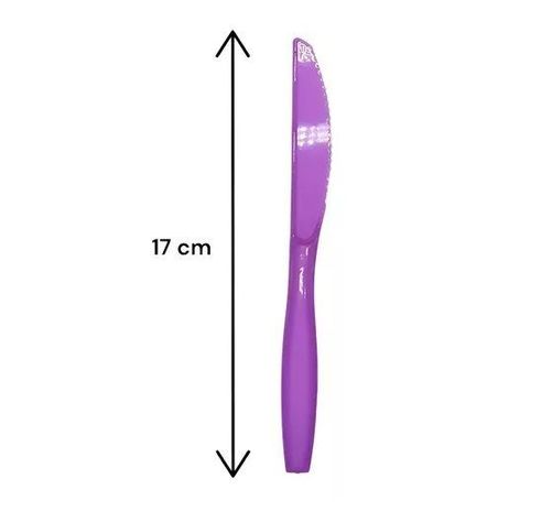 Cuchillo Plastico Cuchillos Desechable Servicio De Cubiertos Violeta-1