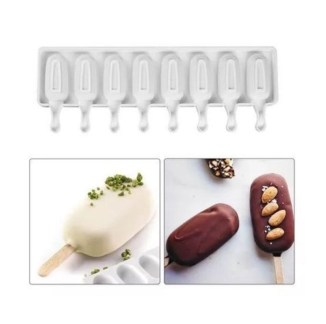 Moldes De Silicona Para Helados Molde Paletas Helado 8cavid-0