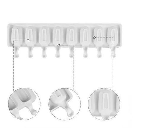 Moldes De Silicona Para Helados Molde Paletas Helado 8cavid-1