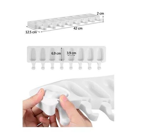 Moldes De Silicona Para Helados Molde Paletas Helado 8cavid-3