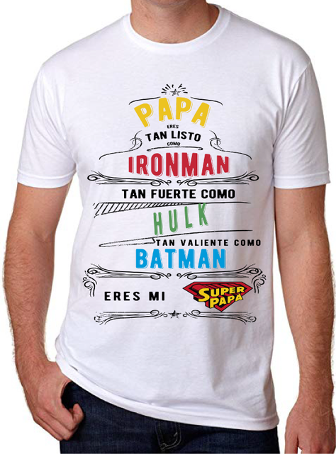 POLERA DIA DEL PAPA "SUPER PAPÁ"-0