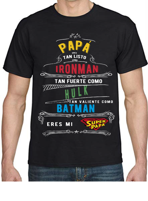 POLERA DIA DEL PAPA "SUPER PAPÁ"-0