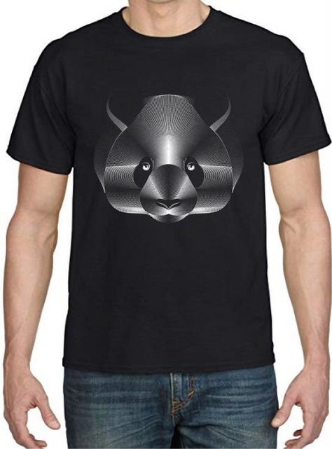 POLERA HOMBRE ANIMAL SILVER PANDA-0