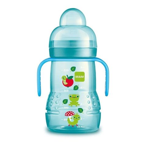 Vaso Entrenamiento Para Bebes Mam Trainer+ 220ml Azul-0