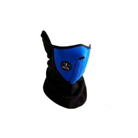 Mascara Térmica Moto Neopreno Con Cuello Polar Bicicleta-0