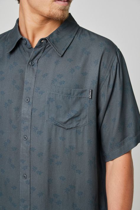 Camisa Palm Azul-1