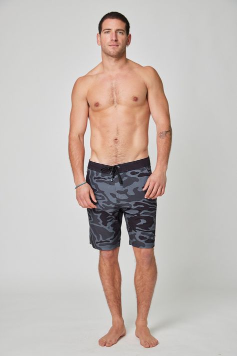 Traje de baño Camo Gris-1