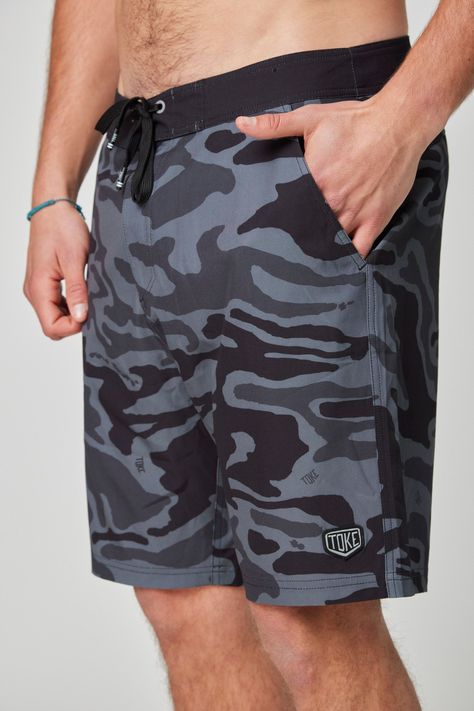 Traje de baño Camo Gris-4