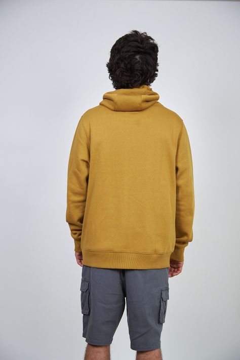 Poleron Full Zipper Toke Mostaza-3
